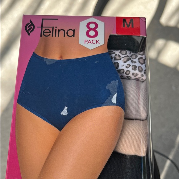 Felina Cotton Stretch Briefs in Assorted Colors 8-pack NWT - Picture 2 of 7